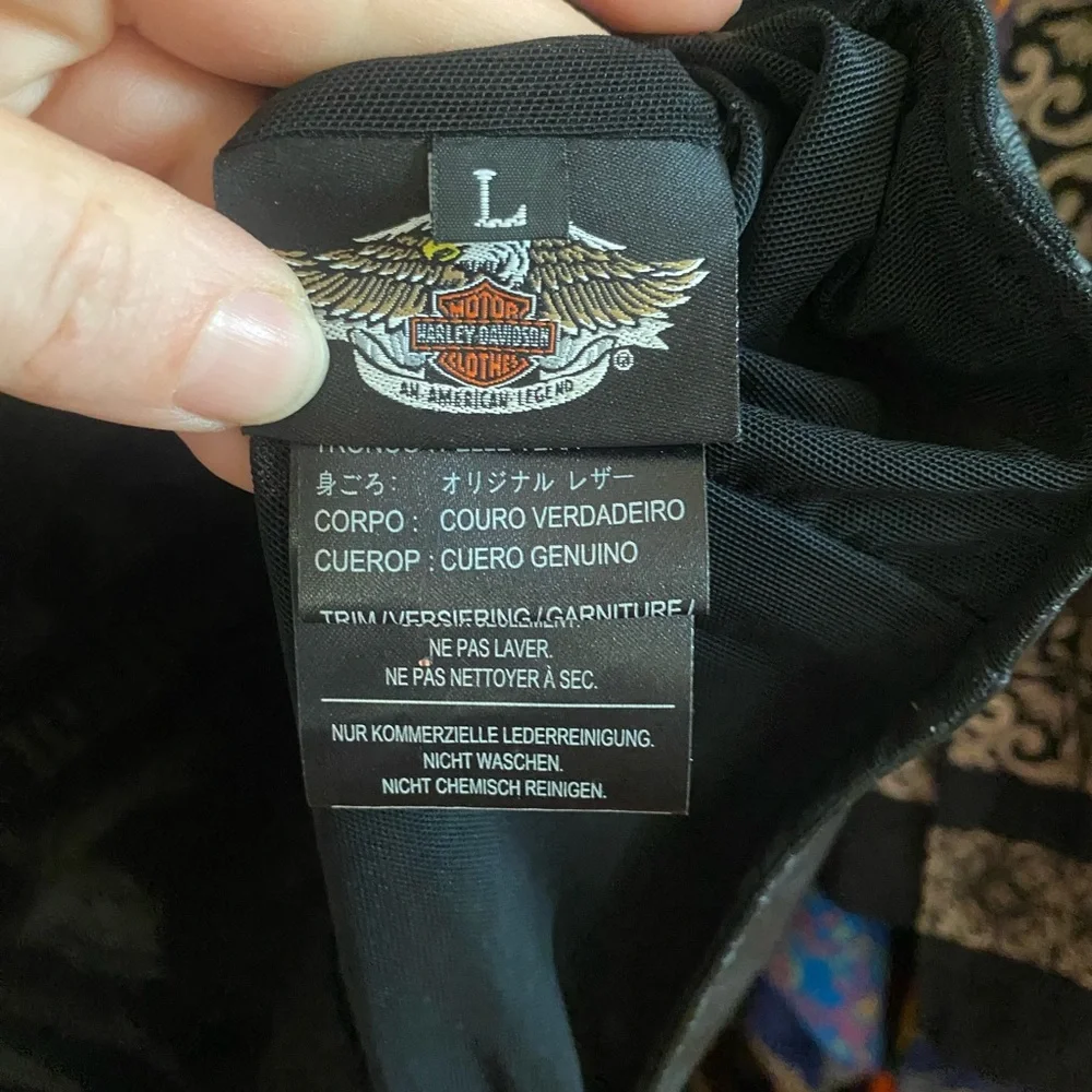 Harley Davidson Leather Halter Top - Picture 10 of 10